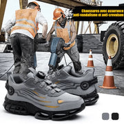 OK-SAFETY™ Chaussures de sécurité de travail résistantes aux chocs et aux coups pour hommes