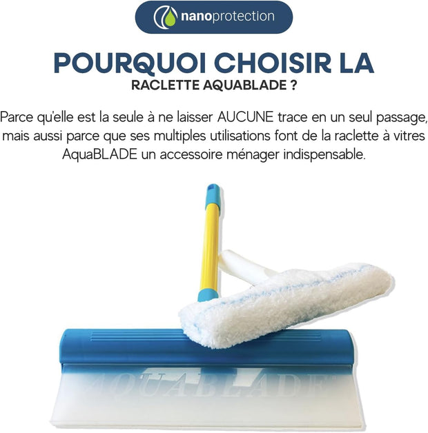 AquaBLADE 5.0 – Kit Vitres Original en Silicone Recyclable